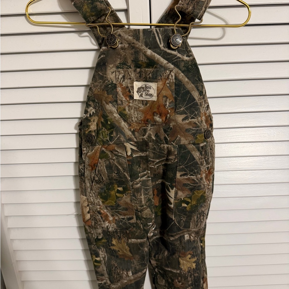 Bass Pro Shops Camouflage Kids Overalls